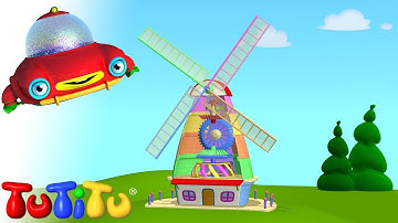 🎁TuTiTu Builds a Windmill - 🤩Fun Toddler Learning with Easy Toy Building Activities🍿