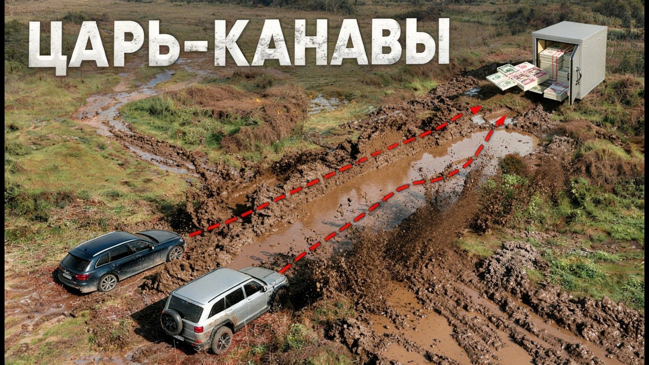 ЦАРЬ-КАНАВЫ - КТО ПЕРВЫМ проедет канаву - ОТКРЫВАЕТ СЕЙФ!