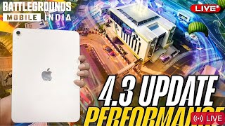 Battlegrounds Mobile India Live 🔴 | iPad A16 Power Test 💥 60 FPS Gameplay 😱 (2026)#bgmilive