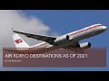 Air Koryo Destinations as of 2021