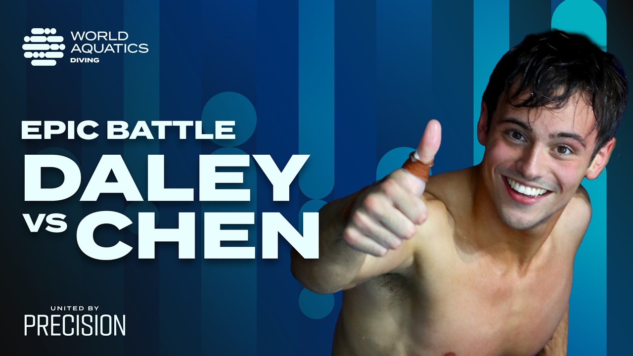 Эпическая дуэль Тома Дейли и Чэнь Айсена | Чемпионат мира FINA 2017 в Будапеште