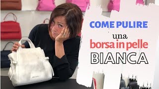 Come Pulire una Borsa in pelle Bianca: i Consigli della Valigeria Ambrosetti