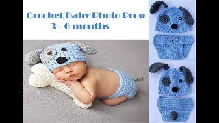 Crochet baby prop / 3-6 months