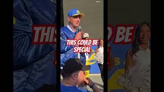 JB Long LA Rams Draft party and their first pick in the draft.