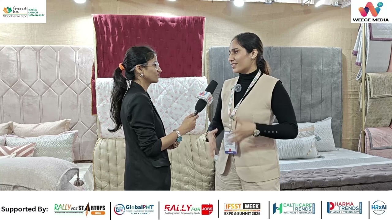 Nitya Khanna Marketing Director of Sadyaska at Bharat Tex 2025 | WEECE Media