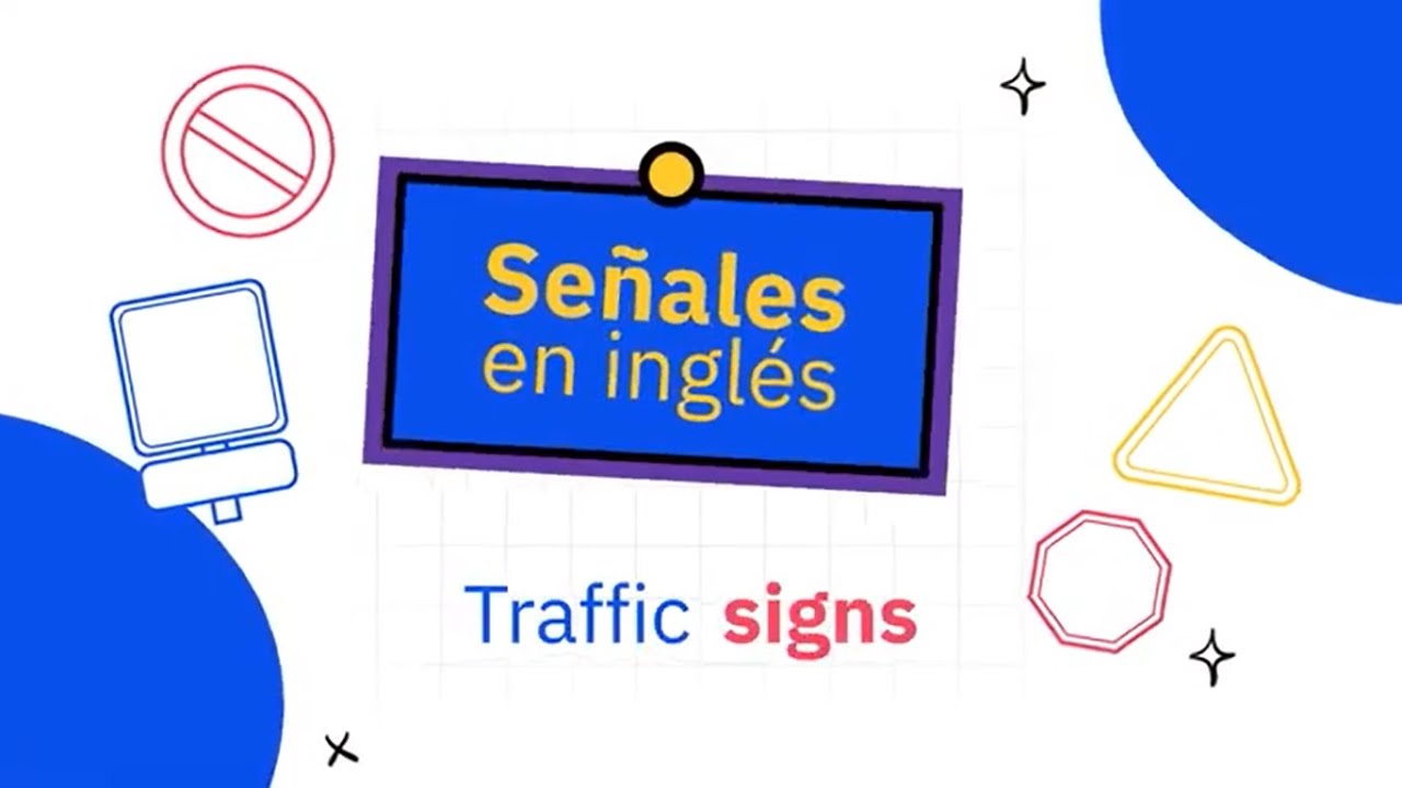 Señales de tránsito en inglés - YouTube