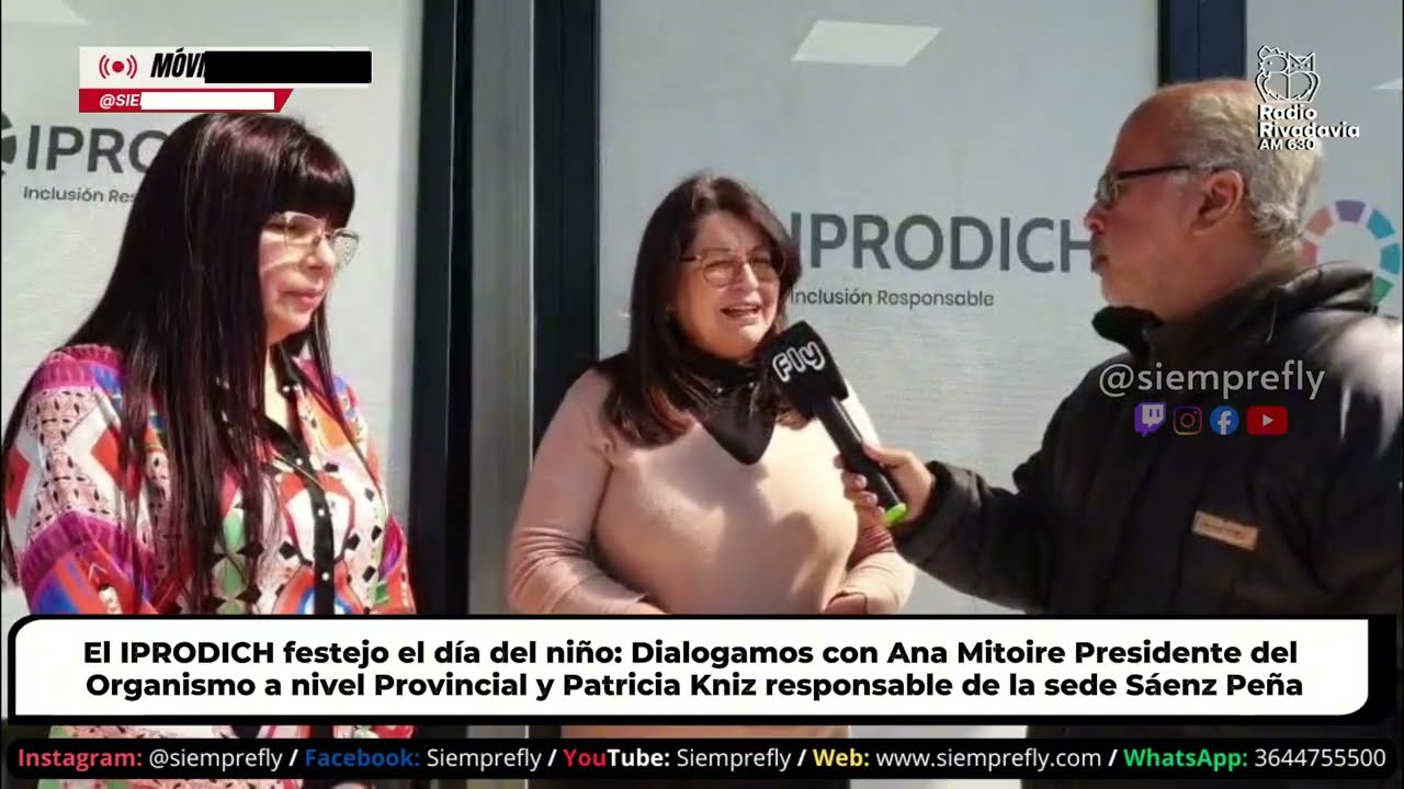 🔴𝗠𝗢́𝗩𝗜𝗟 𝗘𝗡 𝗩𝗜𝗩𝗢┃El IPRODICH festejo el día del niño.