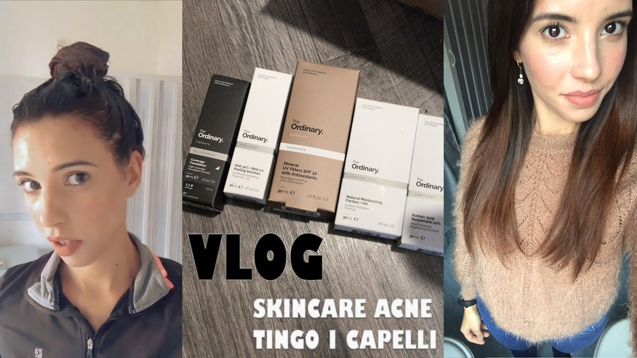 VLOG: SKINCARE PER ACNE, TINGO I CAPELLI, RITORNO DA VOI