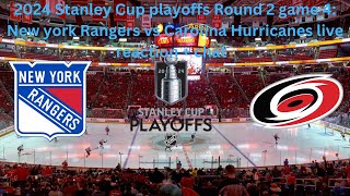 2024 Stanley Cup playoffs Round 2 game 4: NY Rangers vs Carolina Hurricanes live reaction + chat