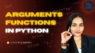 Day - 31 | Function Arguments in Python for Machine Learning, Data Science & Analytics