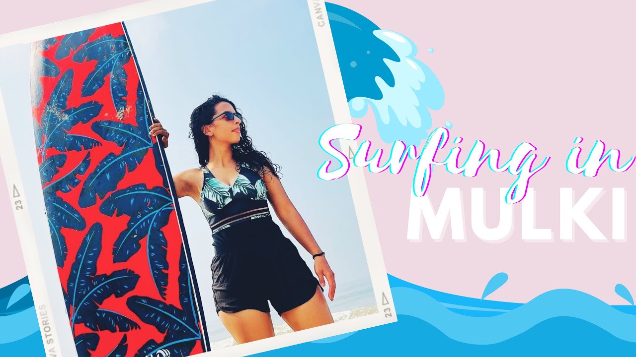 Surfing in Mulki, India🌊 ️ Bengaluru to Mulki🚂 YouTube