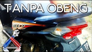 Cara ganti lampu motor dengan cepat # ngak perlu buka deck