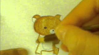 Drawing Kiiroitori & Colouring Rilakkuma & Kiiroitori
