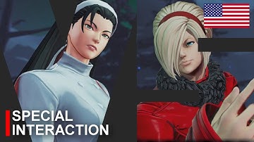 【KOF XV】CHIZURU vs ASH ► Story Special Interaction English Mod