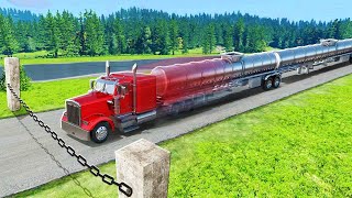 OVERSIZED CARS vs STEEL GIANT CHAINS Challenge!