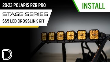 The Best Lighting Upgrade for the RZR Pro R! | SS5 Roof CrossLink Lightbar | Diode Dynamics