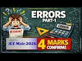 Errors in Measurements Part -1 🔥 | Best Questions for JEE Mains /NEET| Must Watch!