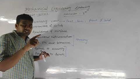 Introduction of Mechanical Engineering Drawing (Lecture - 1) for 3rd  Semester Diploma