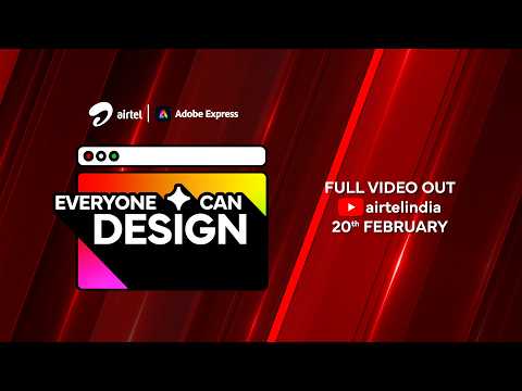 Airtel x Adobe Express | Everyone Can Design | Season 1 | Trailer