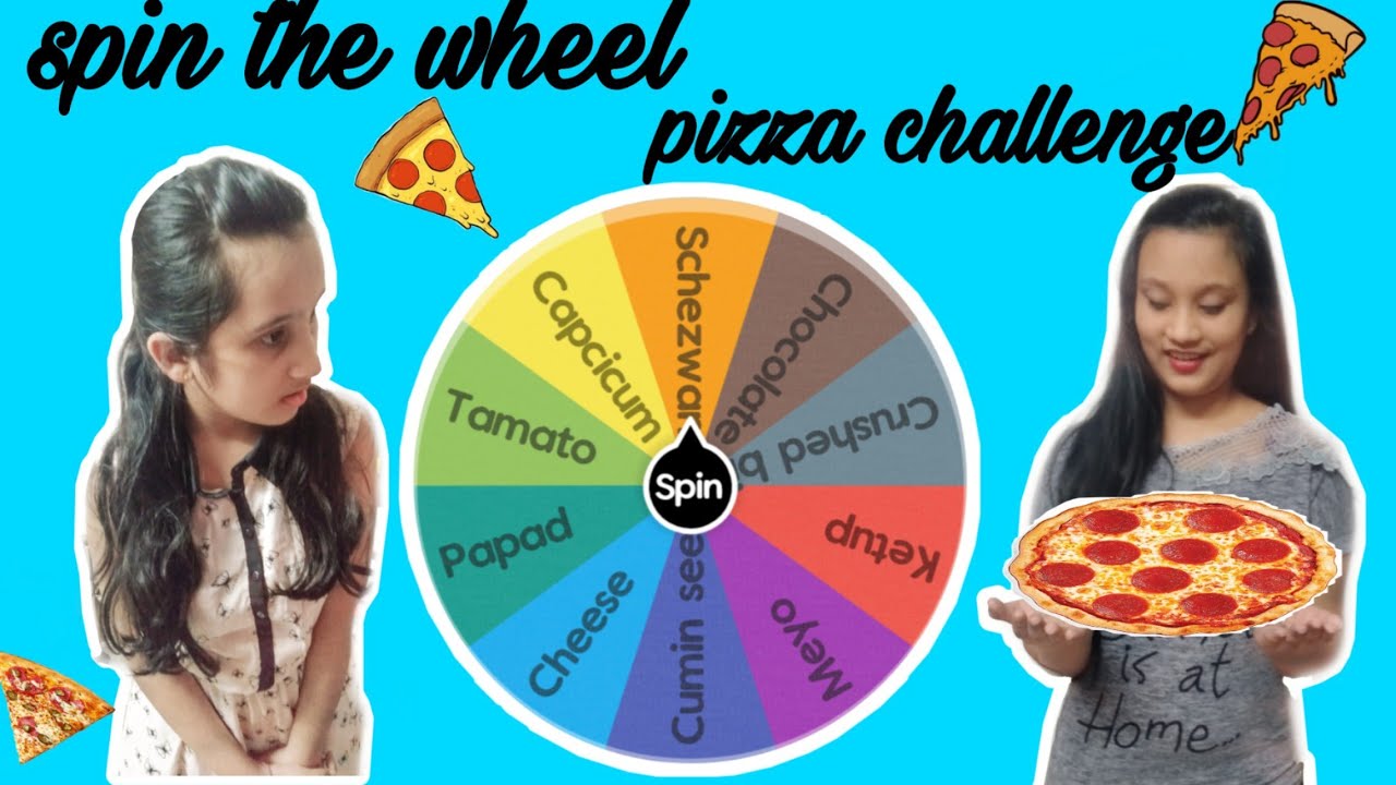 Spin the wheel pizza🍕 challenge|tasty|weird ingredients|