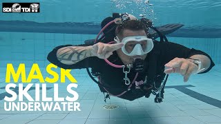 Remove and replace your mask underwater - SCUBA Skills Masterclass