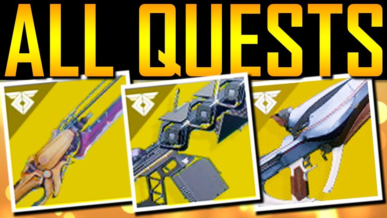 Destiny 2 ALL EXOTIC QUESTS! SECRET CODE! YouTube