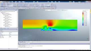 midas NFX - CFD: Backward facing step Re5000