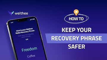 How to Keep your Recovery Phrase Safer