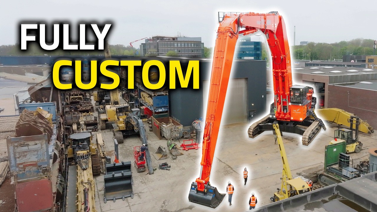 How the Dutch Build the World's Craziest Excavators!