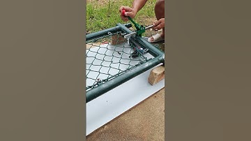 Quickly learn the installation skills of guardrail nets