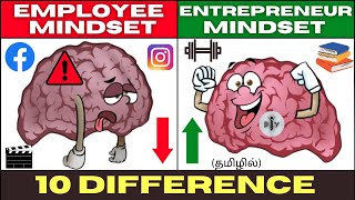 🔴Employee Mindset vs Entrepreneur Mindset|10 difference|#prideyourself #employees #entrepreneur