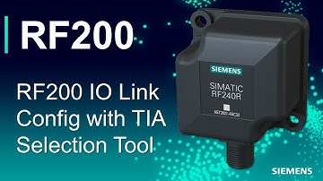 RF200 IO Link Configuration With TIA Selection Tool