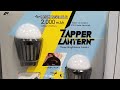 Costco  Zapper Lantern (Portable Rechargeable Mosquito Zapper and Light) $29 UNBOXING