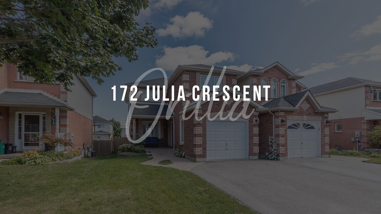 ⚡️ FOR SALE 172 Julia Crescent, ORILLIA ⚡️ YouTube