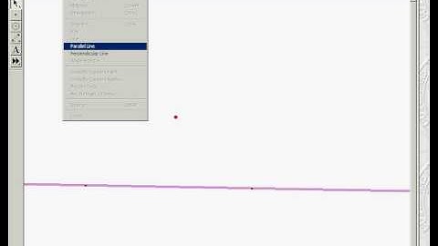 Creating Parallel Lines in Sketchpad