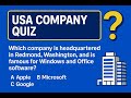 USA Company Quiz – Can You Guess the Biggest American Brands?