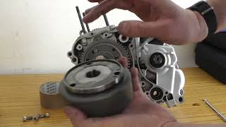 How a motorcycle starter sprag clutch works