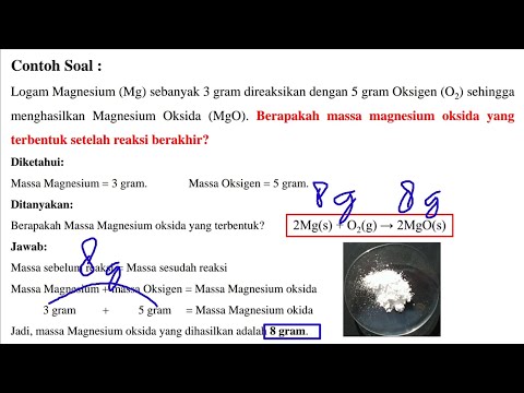 Video: Maqnezium oksidində maqneziumun kütlə faizi neçədir?