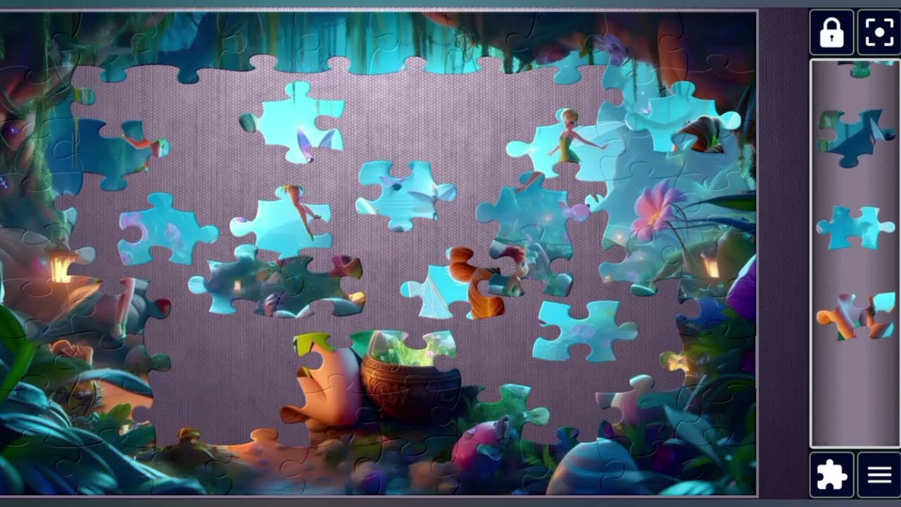 Tinkerbell's Sparkling Surprises🪄🔮🧩 //Magical jigsaw puzzle game 🧩//