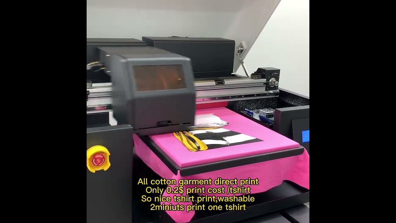 DTG Printer | All cotton garment direct print | 2miniuts print one tshirt