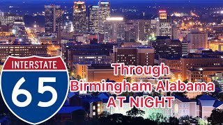 I-65 North Thru Birmingham at Night