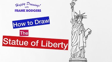 How to Draw the Statue of Liberty. Iconic Structures No.2 Happy Drawing! with Frank Rodgers