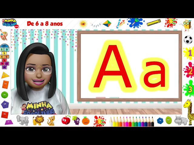 Letras maiúsculas e minúsculas - Vídeos educativos - Atividades para crianças