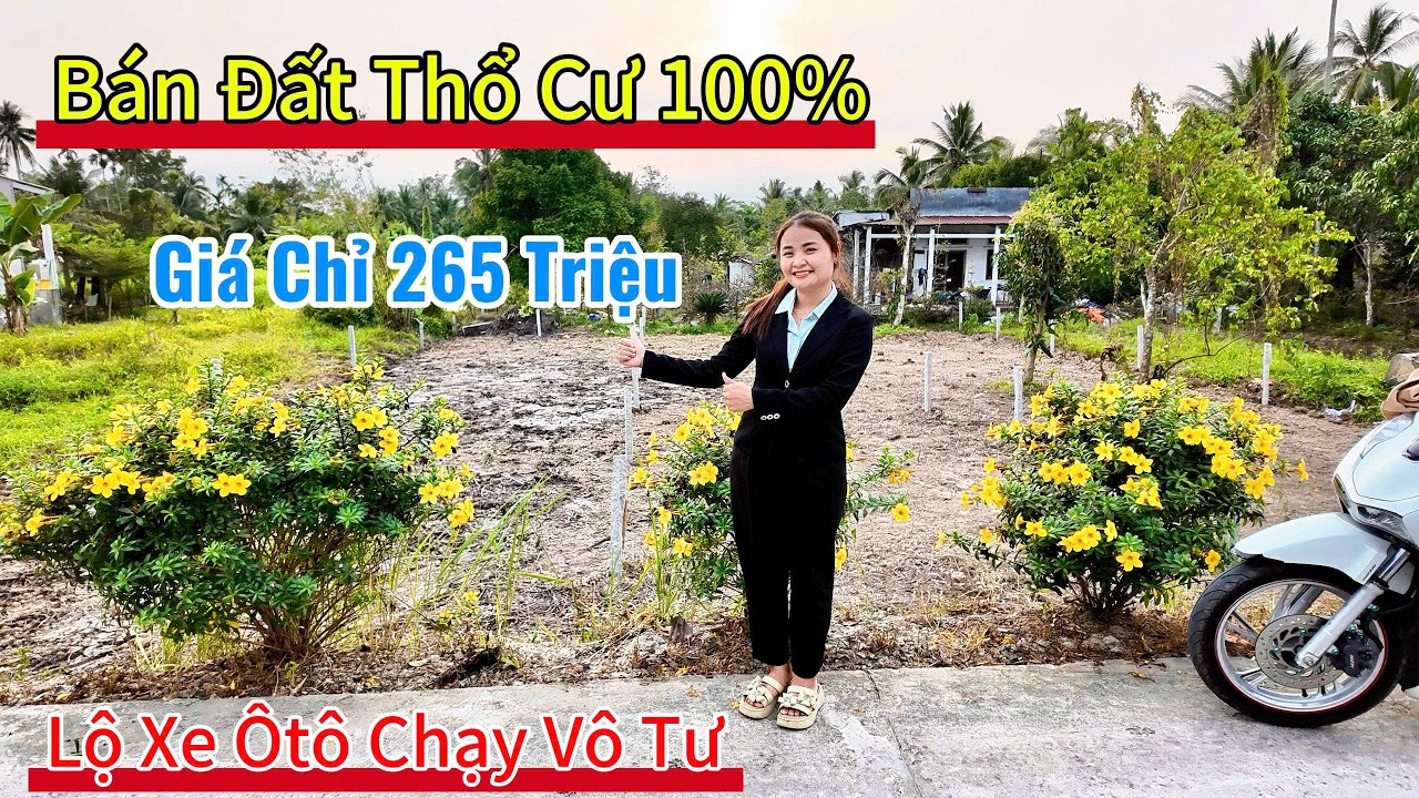 bán đất nền thổ cư giá rẻ xã tân long hội huyện mang thít vĩnh long