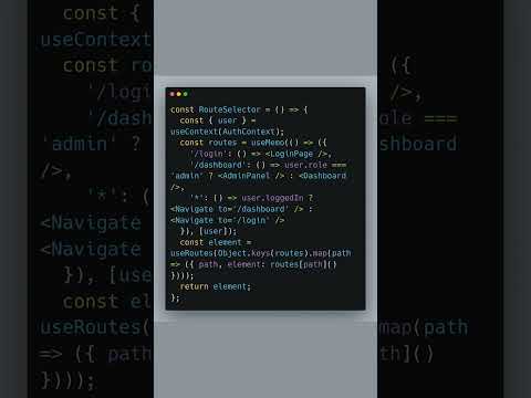 Dynamic React Routing