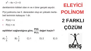 Barış Yayınlarından Eleyici Polinom Sorusu