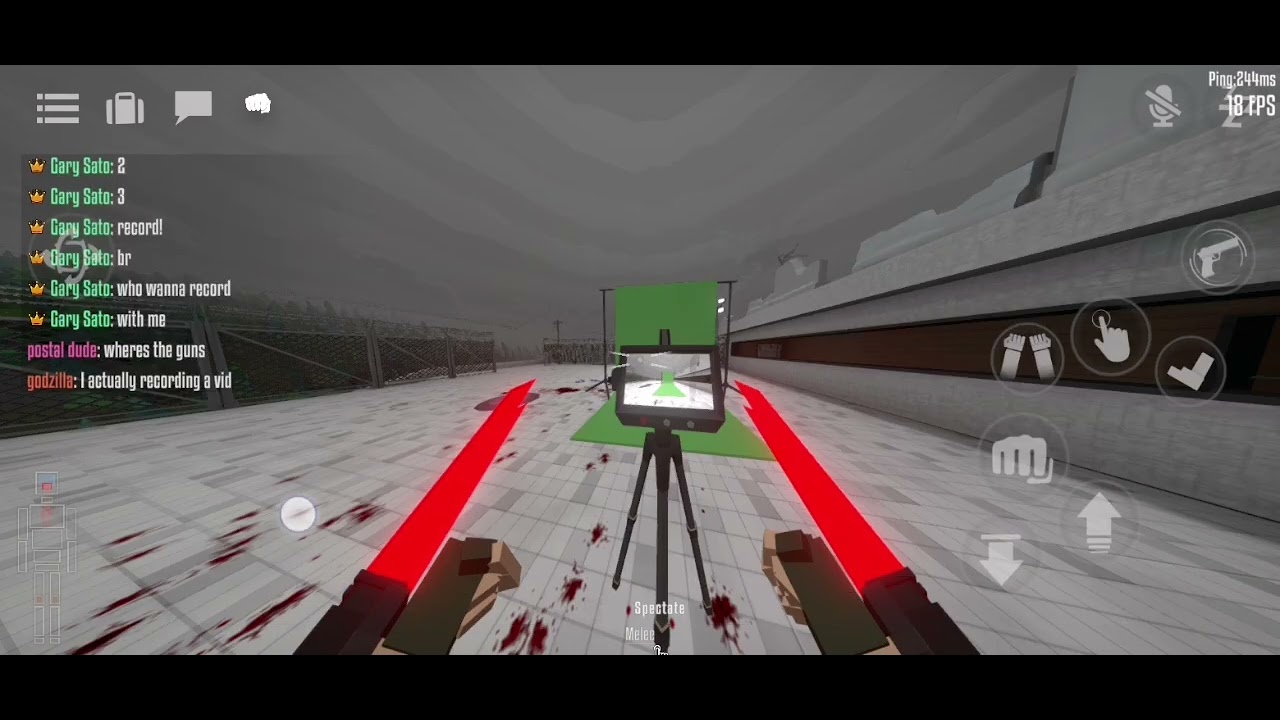 Playing gorebox multiplayer with my friends 