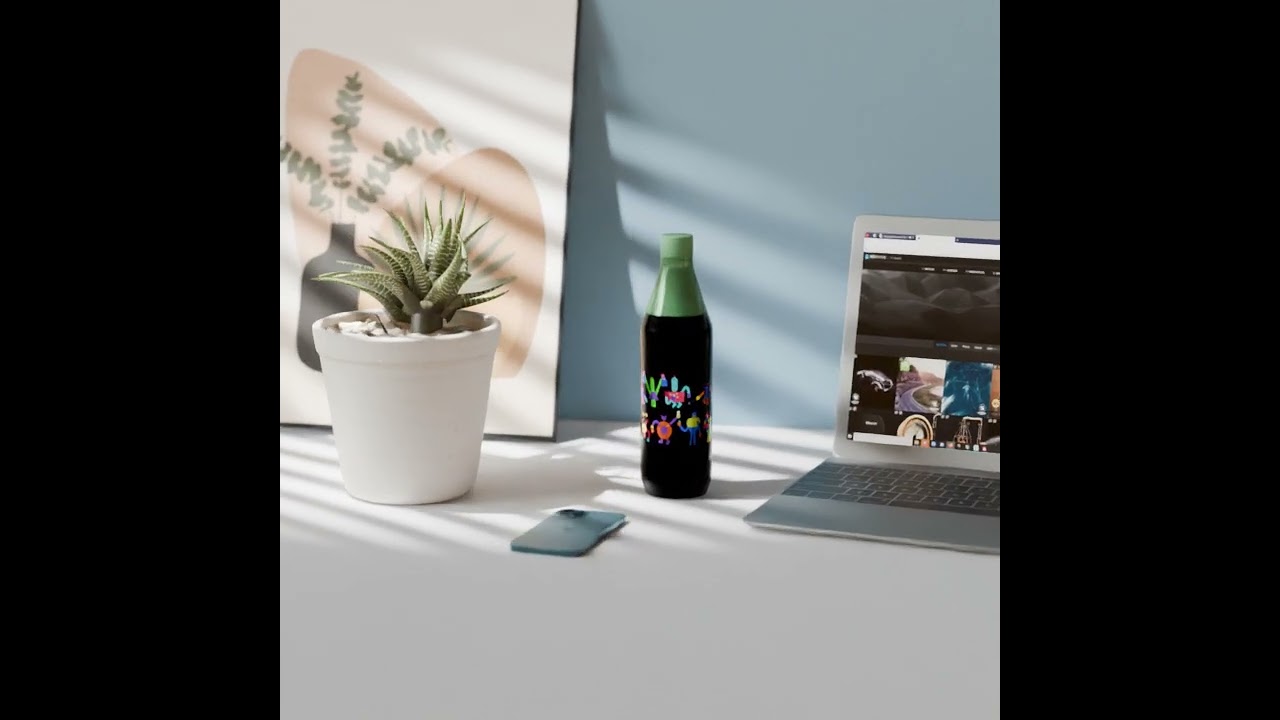 Custom cola bottle Vacuum Insulated Thermal Flask Metal Double Wall Stainless Steel Hot Water Bottle
