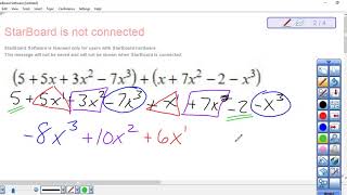 Add Sub Ploynomials Complex