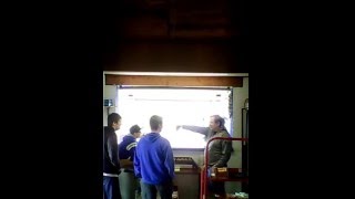 Working the concession stand